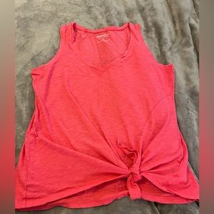 Express Casuals pink shirt